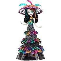 Amazon.com: Monster High Doll, Skelita Calaveras Día De
